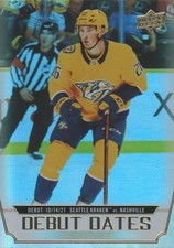 2022-23 Upper Deck Hockey Cards Debut Dates Gold Insert: Pick From List