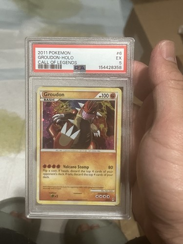 Groudon graded PSA 5 for sale on eBay