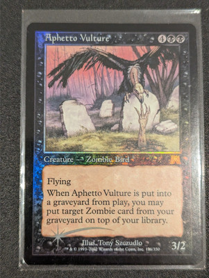 Aphetto Vulture - FOIL - Onslaught - NM - MTG - Magic the Gathering - Schwarz