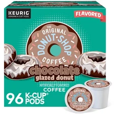The Original Donut Shop Coffee Chocolate Glazed Donut K-Cup Pods, 96 Count