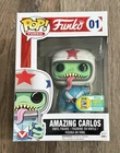 Funko Pop! Amazing Carlos #01 2016 SDCC Con Exclusive (LE 3000) w/ Protector
