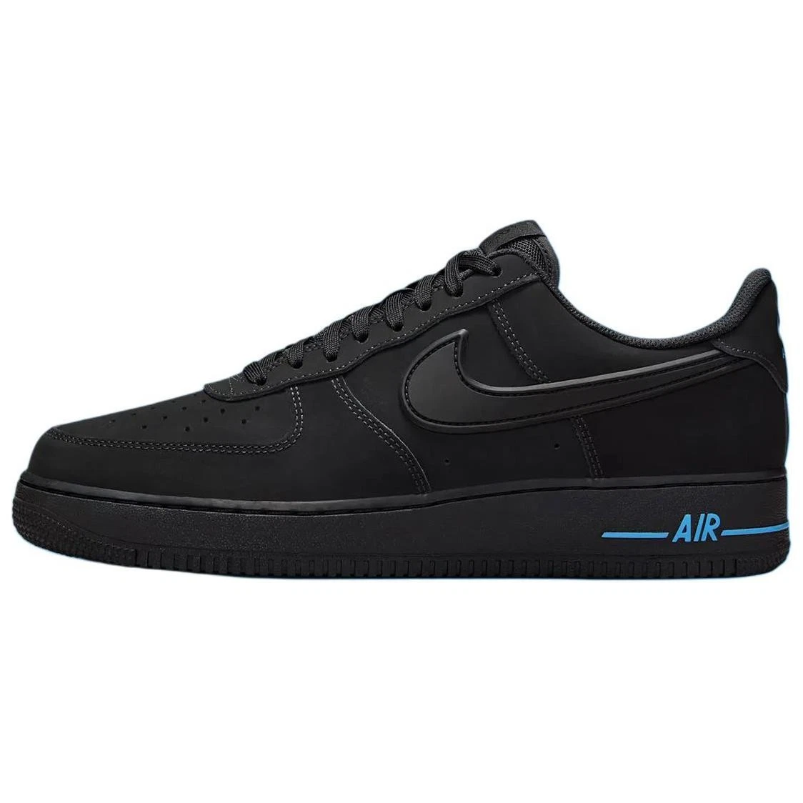 NIKE AIR FORCE 1 '07 Black 新品未使用 Nike Air Force 1 '07 Black University Blue for Sale | Authenticity