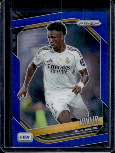 2025-26 Panini Prizm FIFA Vini Jr. Blue Prizm #/199 Real Madrid