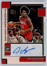2022-23 Panini Donruss Optic Josh Christopher #SS-JCH Prizm Rookie Auto Rockets