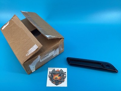 NEW open box Harley LH Blackened Cayenne Saddlebag Faceplate, 90200938DSZ *