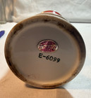 Vintage Enesco Barber Pole Ceramic Red White Pole 6” tall x 2 1/4” wide — photo 2