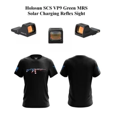 Holosun SCS VP9 Green MRS Solar Charging Reflex Sight ⭐FREE SHIRT⭐ - SCS-VP9-GR