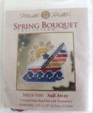 Mill Hill Spring Bouquet Collection Glass Bead Kit w/ Treasure  "Sail Away"