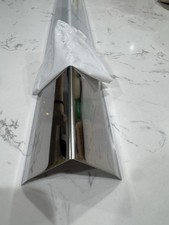 Stainless Steel Bright Wall Corner Guards 4 Pack , 1.5" x1.5" x48", 90 Angle