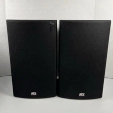 MTX Black Bookshelf Speakers Home Stereo Theater PAIR - Model: Monitor6