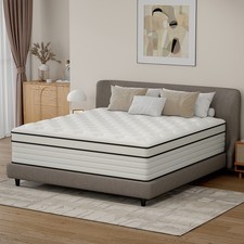 12"/14" Hybrid Mattress Pocket Spring Gel Memory Foam Twin Full Queen King Size