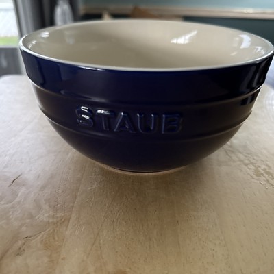 Staub 6.5 Inch Large Universal Bowl Dark Blue 1.27 Qt