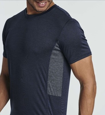 Realessentials T-Shirt Men's Size XL Blue Crew Neck Short Sleeve Pullover