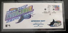 Tampa Bay Devil Rays 1998 Inaugural Game Baseball Special Long Envelope !  |