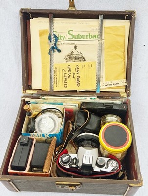 Vintage Hanimex Praktica Super TL Film Camera Kit 35mm SLR + Lots of Accessories