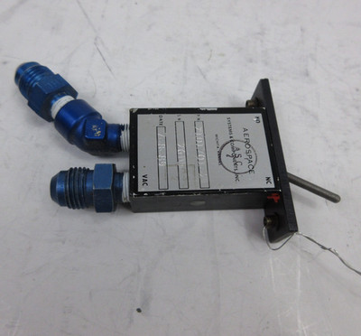 Valve Toggle Manuel Dump Aerospace Systems & Components 2101701-2