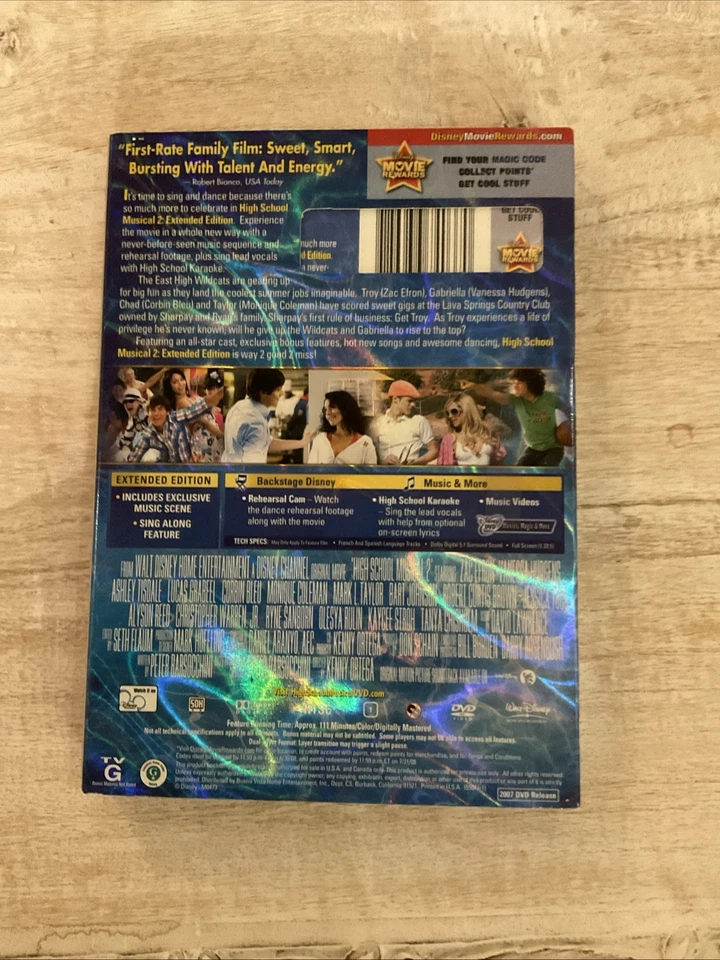 Disney High School Musical 2 Extended Edition DVD - Image 2 of 3
