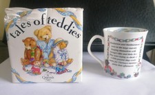 Vintage - Queen's Fine Bone China - Tales Of Teddies Colour Box  Baby Mug  Boxed