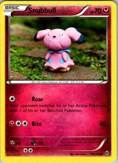 Snubbull 98/162 Common XY - BREAKthrough LP