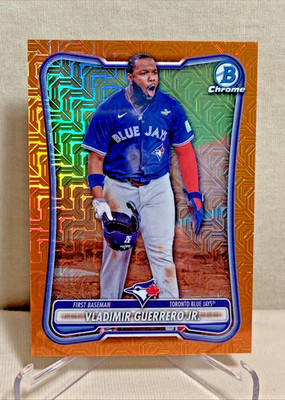 2026 Bowman Chrome Vladimir Guerrero Jr. Mega Box Mojo Orange Refractor /25