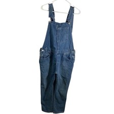 Levi  s Strauss  Co. Women Blue Denim Overalls Size Medium