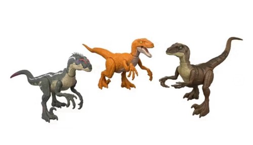 Mattel 2025 Jurassic Park 1 2 3 (VELOCIRAPTOR TRILOGY SET) 4+ Brand New Stock - Picture 5 of 24