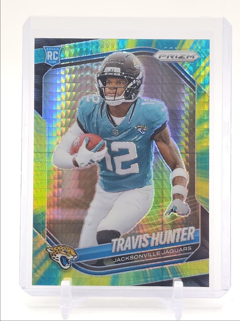 TRAVIS HUNTER 2025 PANINI PRIZM ROOKIE HYPER JAGUARS #301 RC /200 Q4736