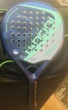 Ianoni Padel Racket Carbon Fiber surface with Bag, EVA Memory Flex Foam Light