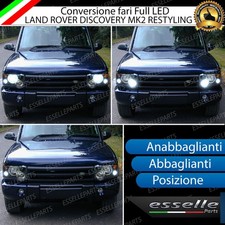 KIT FARI FULL LED PER LAND ROVER DISCOVERY MK2 CONVERSIONE COMPLETA CANBUS 6000K