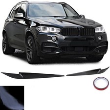 Scheinwerferblenden B�ser Blick Schwarz Glanz passend f�r BMW X5 F15 2013-2018