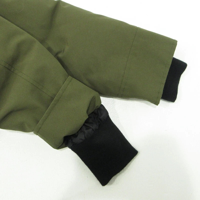 CANADA GOOSE JASPER Hoodie Down Jacket 3438JM Khaki Green Size: S thumbnail 6
