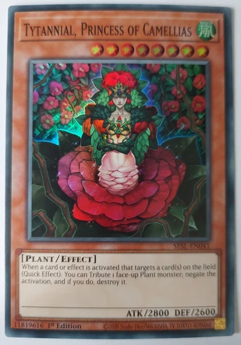 Yu-Gi-Oh! - Tytannial, Princess of Camellias - SESL-EN041 - 1st Edition