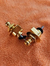 High Quality Schaller Style Strap Locks QT 2 GOLD FREE SHIPPING from USA  