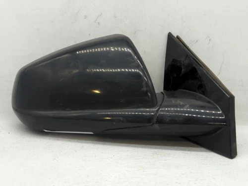2010-2010 Cadillac Srx Passenger Right Side View Power Door Mirror Black GGMQ8