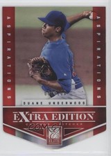 2012 Elite Extra Edition Aspirations Die-Cut 68/200 Duane Underwood #27 2u3