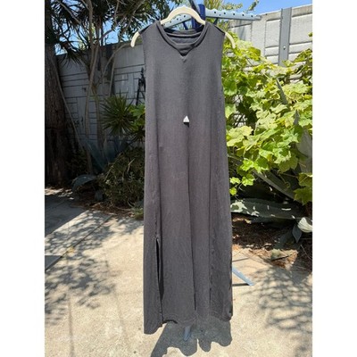 Adidas Shift Athletic Sporty Maxi Dress Medium Black