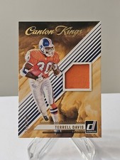 2024 Donruss 294/425 Terrell Davis Canton Kings Materials Insert Card #CKI-TDA