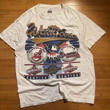 World Series Cleveland Indians vs Atlanta Braves 1995 shirt VK00420