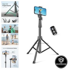 Phone Tripod Extendable Selfie Stick 62 Inch Aluminum Wireless Remote 360