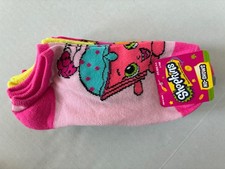 Shopkins 6 Pair No-Show Socks Women's Size 9-11 Moose