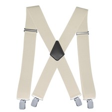 Men's Heavy Duty Work Suspender X Back 2 Inch Wide Adjustable Suspender