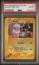 PSA 9 - 2002 POKEMON EXPEDITION FLAAFFY #77 - REVERSE FOIL HOLO