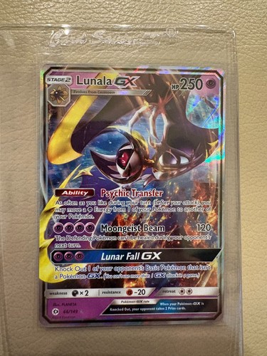 Pokémon TCG Lunala GX 66/149 Sun & Moon Base Set Ultra Rare Holo