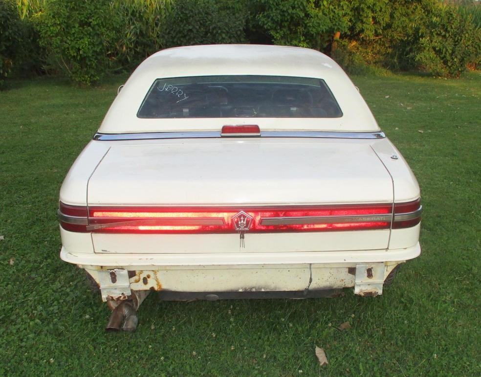1991 91 89 90 Chrysler TC Maserati Parts Car Complete w/ CD Player