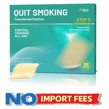 Nicotine Patches Step 3, 7mg Nicotine Stop Smoking Patches, 35 Count Quit Smokin