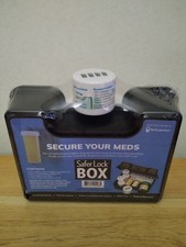 Safer Lock Box - Secure Your Meds Combination 4 Digit Locking Cap Brand New