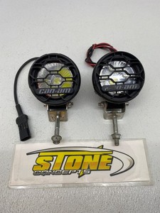 Can-Am 715002935 4" Round LED Lights 2x25 Watts Commander Maverick Defender 1000