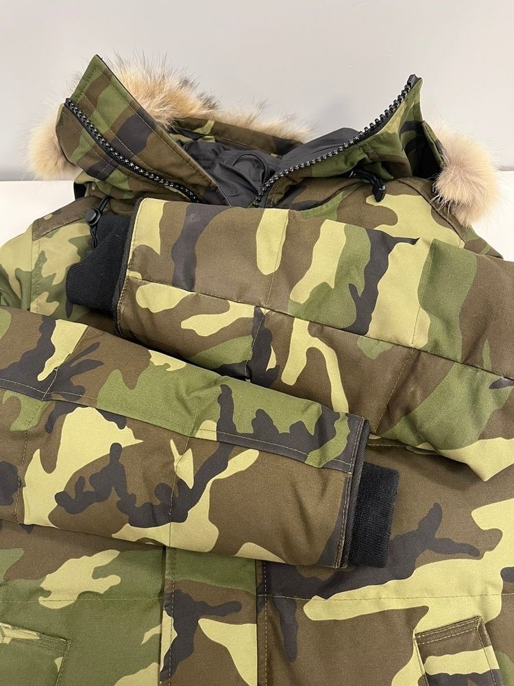 Canada Goose Carson Parka Green Camo Mens S Used Camouflage Lightweight From Jap thumbnail 5