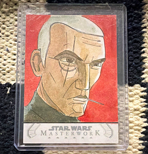 Topps Star Wars Masterwork Crosshair Sketch Card Auto Sarky Rennan