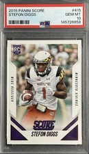 2015 Score Stefon Diggs Rookie #415 PSA 10
